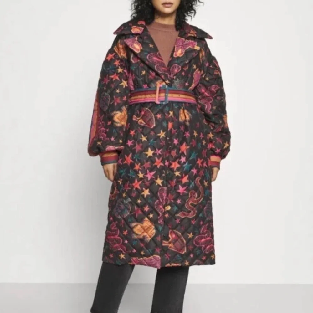 FARM Rio Multicolor Patterned Coat - Picture 3 of 10